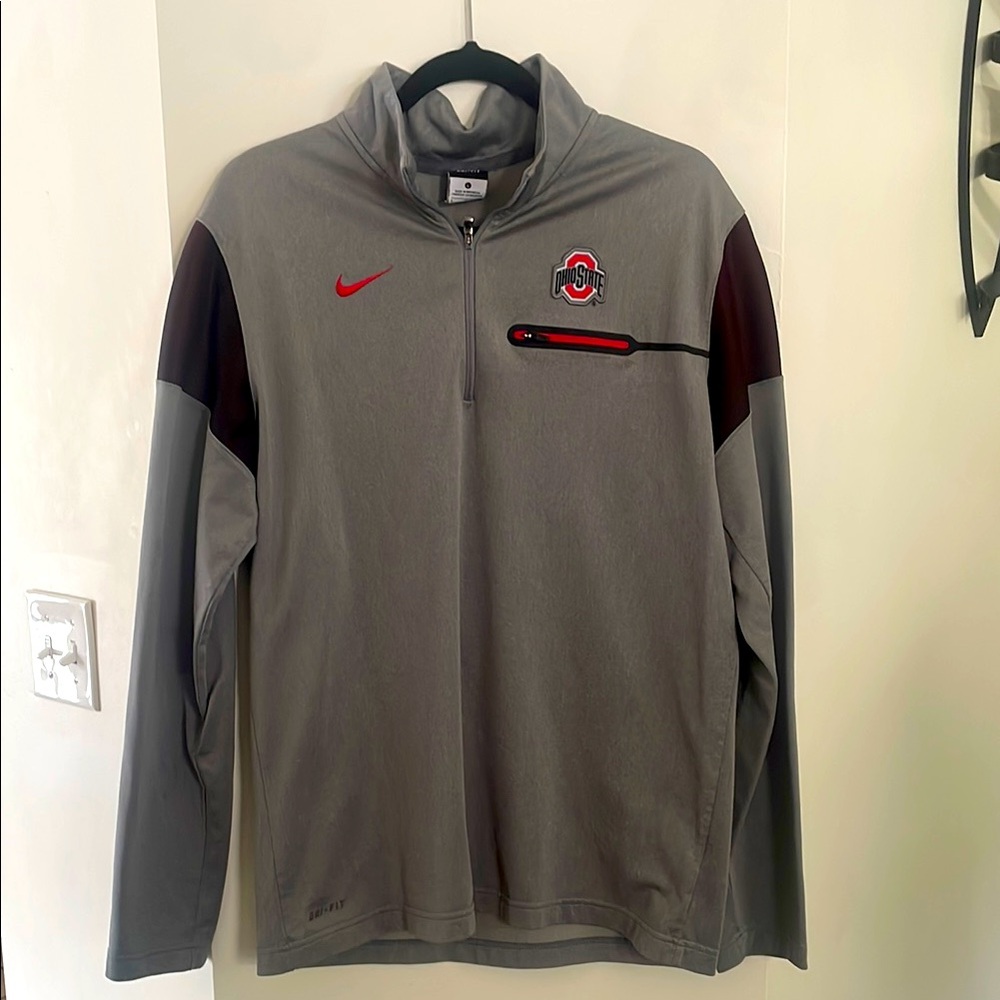 Ohio State Nike Dri-Fit Quarter-Zip